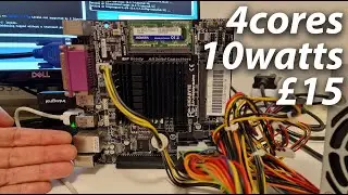 4 cores 10W &pound;15 - Mini-ITX board with Intel Celeron J1900 (and Zorin 15.3 Lite)