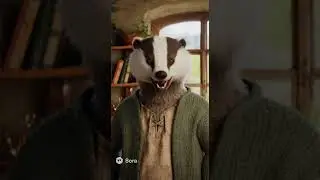 A Bulgarian Badger Tries to Explain Minecraft 😂 #shorts #originalvideo #bgbadger #ai