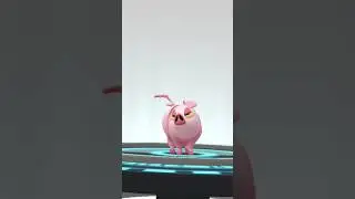 Finally Got beautiful shiny Pig ☠️ #shorts #shiny #catch #ultragoo #pokemon #gotcha #evolve #game