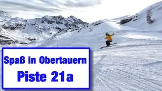 ⛷️ Entspannte blaue Familienabfahrt | Obertauern Piste 21a | 4K POV