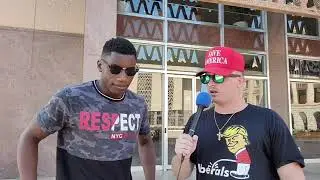 Behizy interview outside the Phoenix State Capitol ✝️🇺🇸