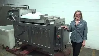 Gemac Hydraflaker Stainless Steel Frozen Block Breaker Demonstration