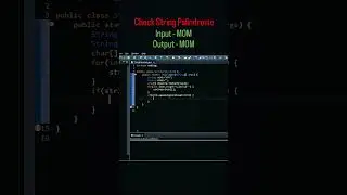 How to Check String Palindrome in java? 