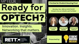 OpTech Preview for Student Housing Pros
