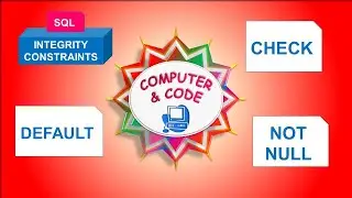 Check | default | not null | Integrity constraints