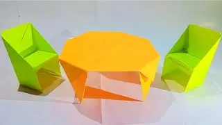 How to make paper table - Easy paper craft table..