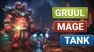 WoW TBC Krosh Firehand Mage Tanking  - Gruul's lair tank guide