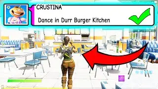 Dance in Durrr Burger Kitchen Location Fortnite Season 6 Week 8 Challenge