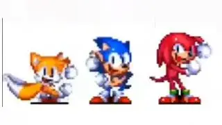 Classic Sonic And Tails Dancing Meme (& Knuckles)
