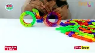 Imagician Playthings Kids Villa Imagi Learn Connect & Build Horse Shoe & Stick