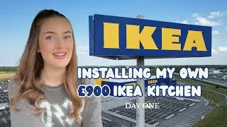 &pound;900 IKEA kitchen | DIY installation | Day 1 🏡🔑