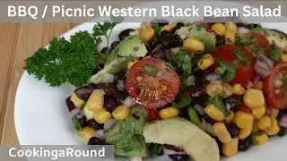 BBQ / Picnic Western Black Bean Salad
