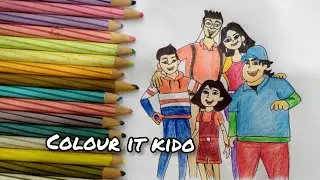 How to draw new cartoon show Ekans and his family | Easy Drawing of Ekans with his family