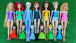 Cute Miniatures Disney Princess Frozen ELSA & Tinkerbell! #elsa #Nezha #shorts #satisfying #unboxing