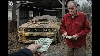 Rusted Ford Mustang Eleanor 1967 for $1,000 -Grandpa Sold Me ....I Restored It