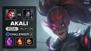 Akali Top vs Jayce - EUW Grandmaster - Season 12 Patch 12.5