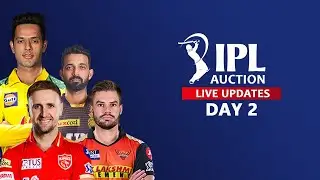 IPL Mega Auction 2022 - Day 2 Live Update | Liam Livingstone | Odean Smith | Shivam Dube | Rahane