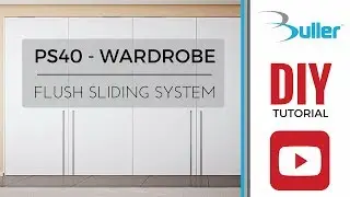 How to install Flush Sliding Door System for Wardrobe using PS40 Kit