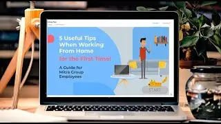 Portfolio (Vyond & Articulate) : 5 Remote Working Tips