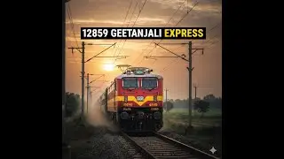 12859 GEETANJALI EXPRESS FROM MUMBAI TO HOWRAH, DIDN'T EXPECT IT TO GO THIS WAY.
