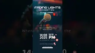 Fading Lights &ndash; Emotional Pop Ballad Official Lyric Video 🌌💔