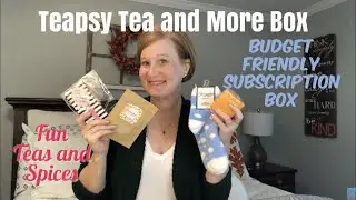 Teapsy Tea and More Subscription Box / Budget Friendly Box / Free Gift Code