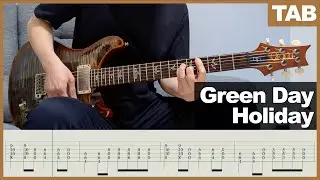 【TAB】Green Day - Holiday [GUITAR COVER] by Yuuki-T