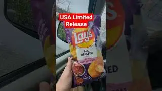 Trying Lay's ALL DRESSED Chips - Canada's Secret Flavor Hits the US! Worth the Hype?
