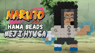Neji Hyuga Hama Beads Naruto 👁️ Pixel Art Time Lapse