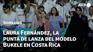 Laura Fernández, la punta de lanza del modelo Bukele en Costa Rica | AFP