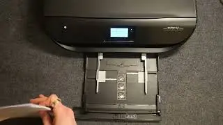 How to load paper in HP Envy 4523 / How to load 14, 15 and envelop paper in HP Envy 4523