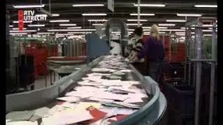 Drukte bij postsorteercentrum