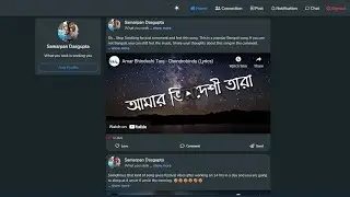 SocialBook - A Social Media Website made with #FERN Stack by Samarpan Dasgupta