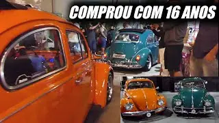 FUSCA 1965 E 1970 IRM&Atilde;OS LADO A LADO NA MESMA PAIX&Atilde;O