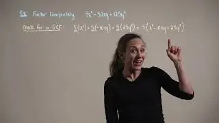Factoring a Perfect Square Trinomial (Example 1)