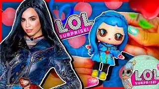 EVIE 🍎 DESCENDANTS 2 LOL Surprise Custom Doll Series 2 DIY | Toy Tutorial | Lil Outrageous Littles