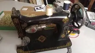 Threading a Majestic Rotary Vintage Sewing Machine (Like a White FR or White Rotary).