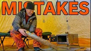 Zimowe biwakowanie w namiocie Alaska Solo Hot Tent w temperaturze -20&deg;F, bez wody