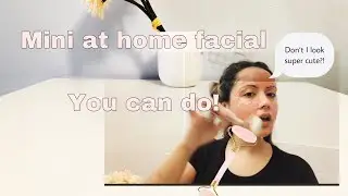 Mini Facial at Home | Easy | Jelly Mask | Sheet mask| Face massage