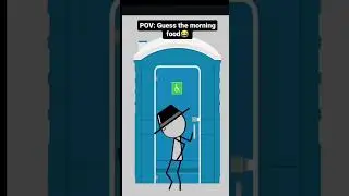sticky cartoon animation #short #animation #2D 🤣😂