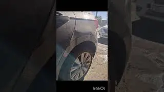VW polo Rear fender repair.