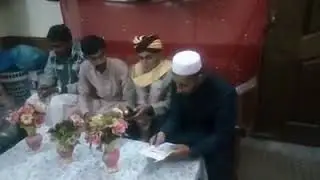 Nikaha kay duraan  molvi sahab ko gusa agya phir kya hua dekho