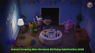 Animal Crossing New Horizons Birthday Celerbration 2026