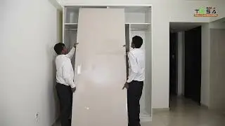 Action TESA - Sliding door almirah with straightener tutorial