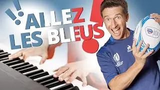🏉🎹 Prêt à Soutenir les Bleus au Piano ! (Hymne des supporters : Dans les yeux d'Emilie)