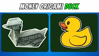 Create a Money Origami Duck - Unique Gift Idea!