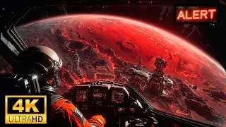 SPACE POV: Last Signal From Mars | Volcanic Planet Mystery Ambient 4K