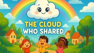 The Little Cloud Who Shared 🌧️ | Animated Moral Story for Kids | Nursery Rhymes & Kids Songs