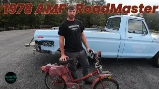 1978 AMF RoadMaster AMF Moped - Taking it for a Ride!