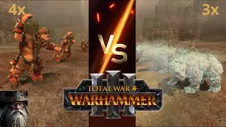 Can 3 Elemental Bears beat 4 Cygors in Total War: Warhammer 3?